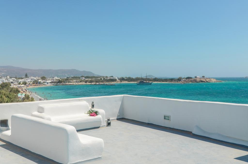 Unique Beachfront Cycladic Villa @ Agios Prokopios Esterno foto